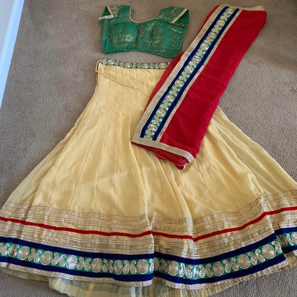 Lehenga / lengha / indian wedding outfit / sangeet dress
